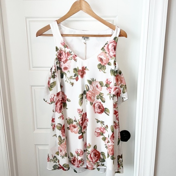 Show Me Your Mumu Floral Rosie Posie Birdie Ruffle Dress, Size XS NWT - Picture 2 of 5